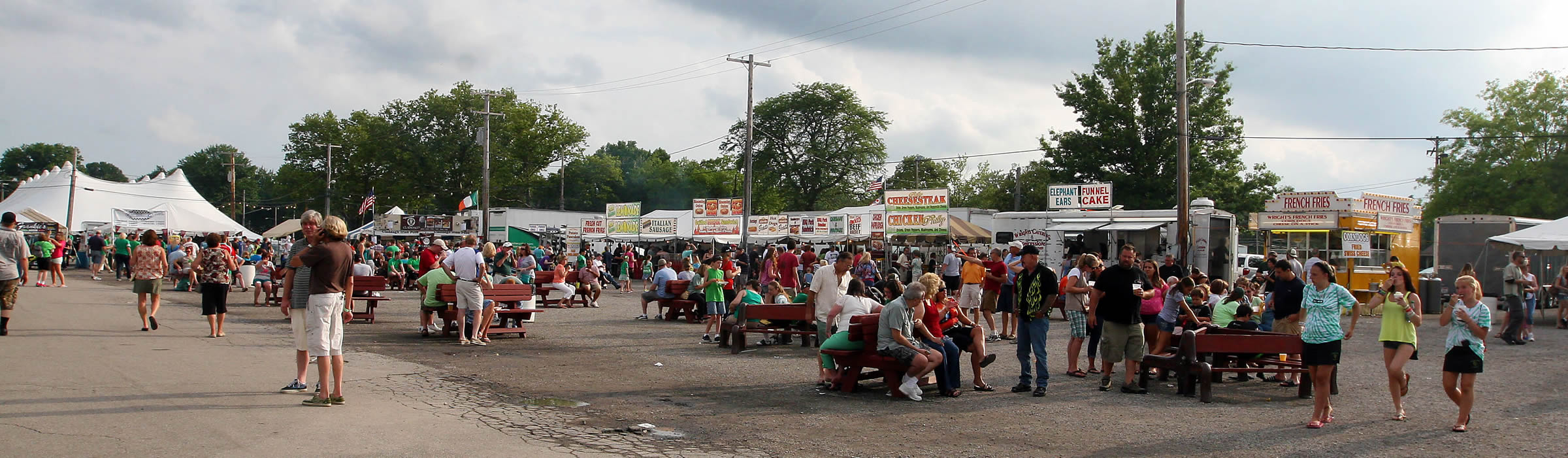 Cleveland Irish Cultural Festival Food and Drink banner